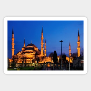 The Blue Mosque & its 6 minarets Sticker